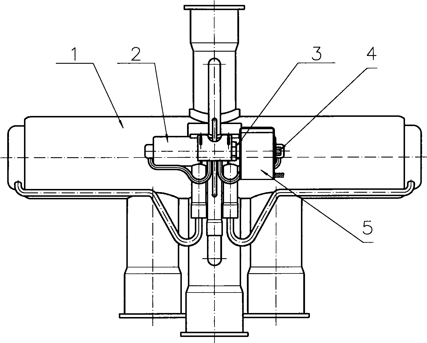 Macrotype four-way reversing valve