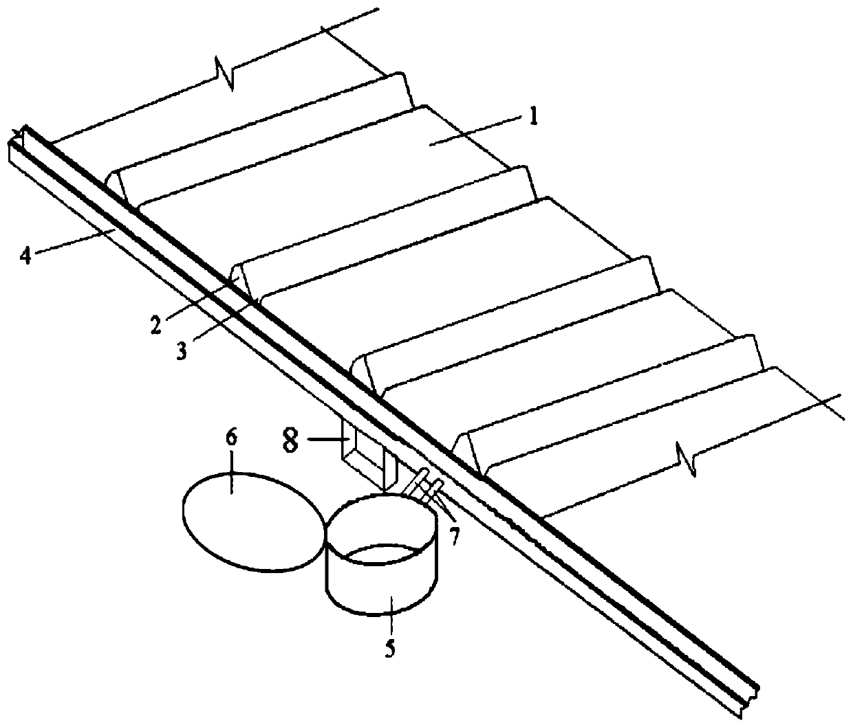 Method for controlling water and soil loss of watershed by adjusting runoff of slope surface