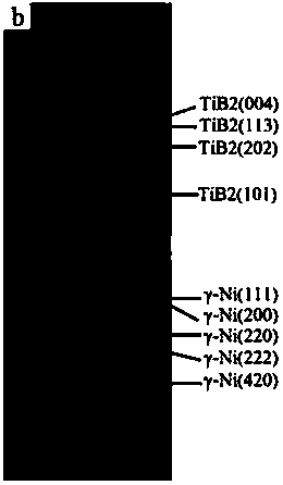 Method for preparing Ni-based alloy-TiB2 nano coating