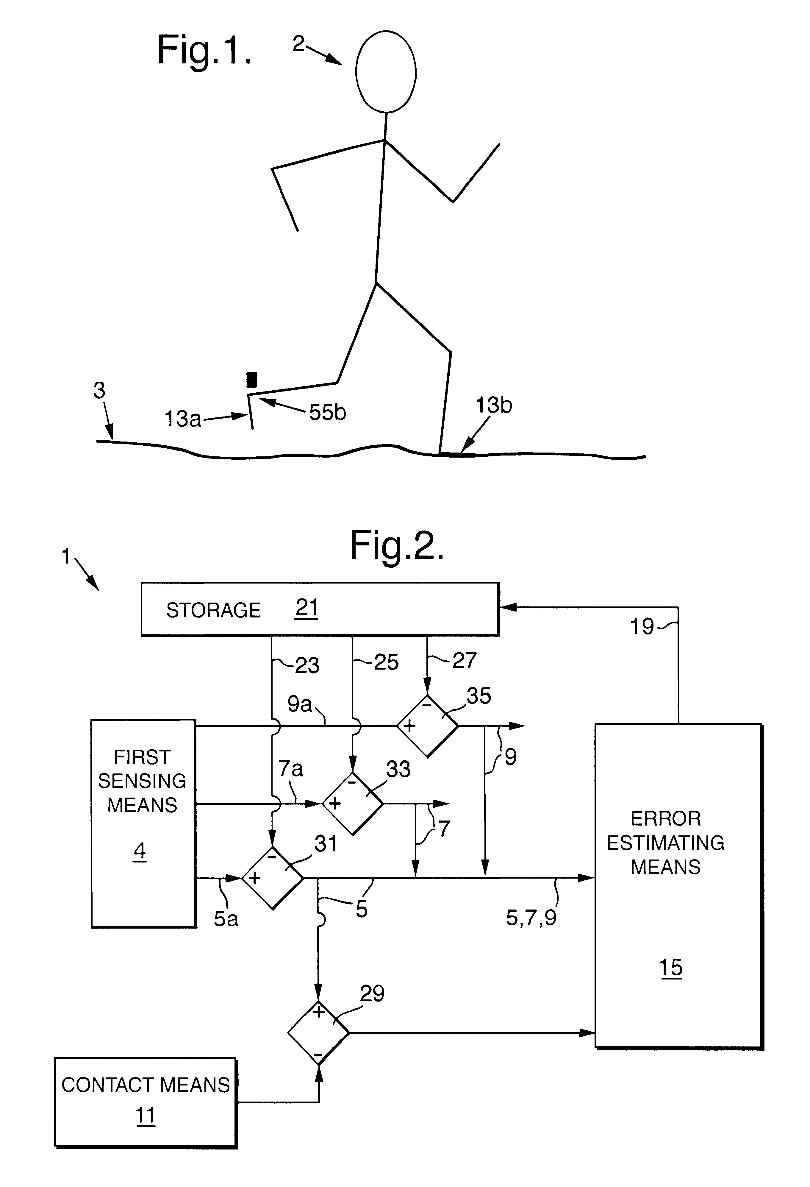 Terrain navigation apparatus for a legged animal traversing terrain