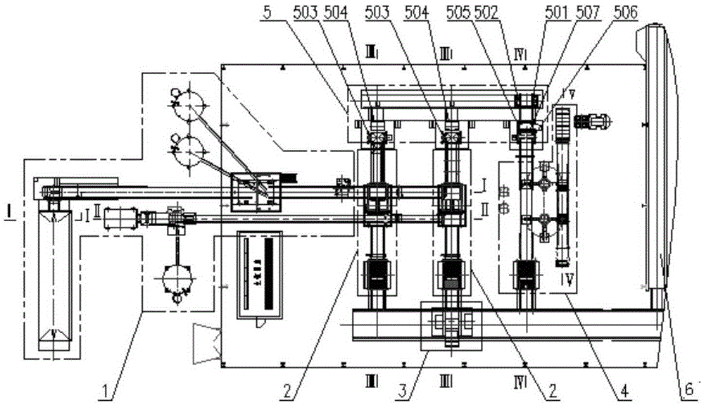 High-quality, high-efficiency double-molding machine side-by-side closed-loop automatic block production line