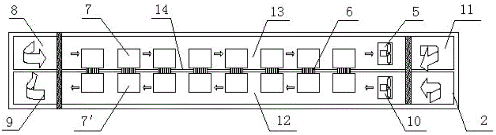 Photovoltaic solar protection device with fresh air ventilation function