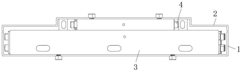 Ceramic piezoelectric type same-platform linear front-back reciprocating conveying vibration machine body