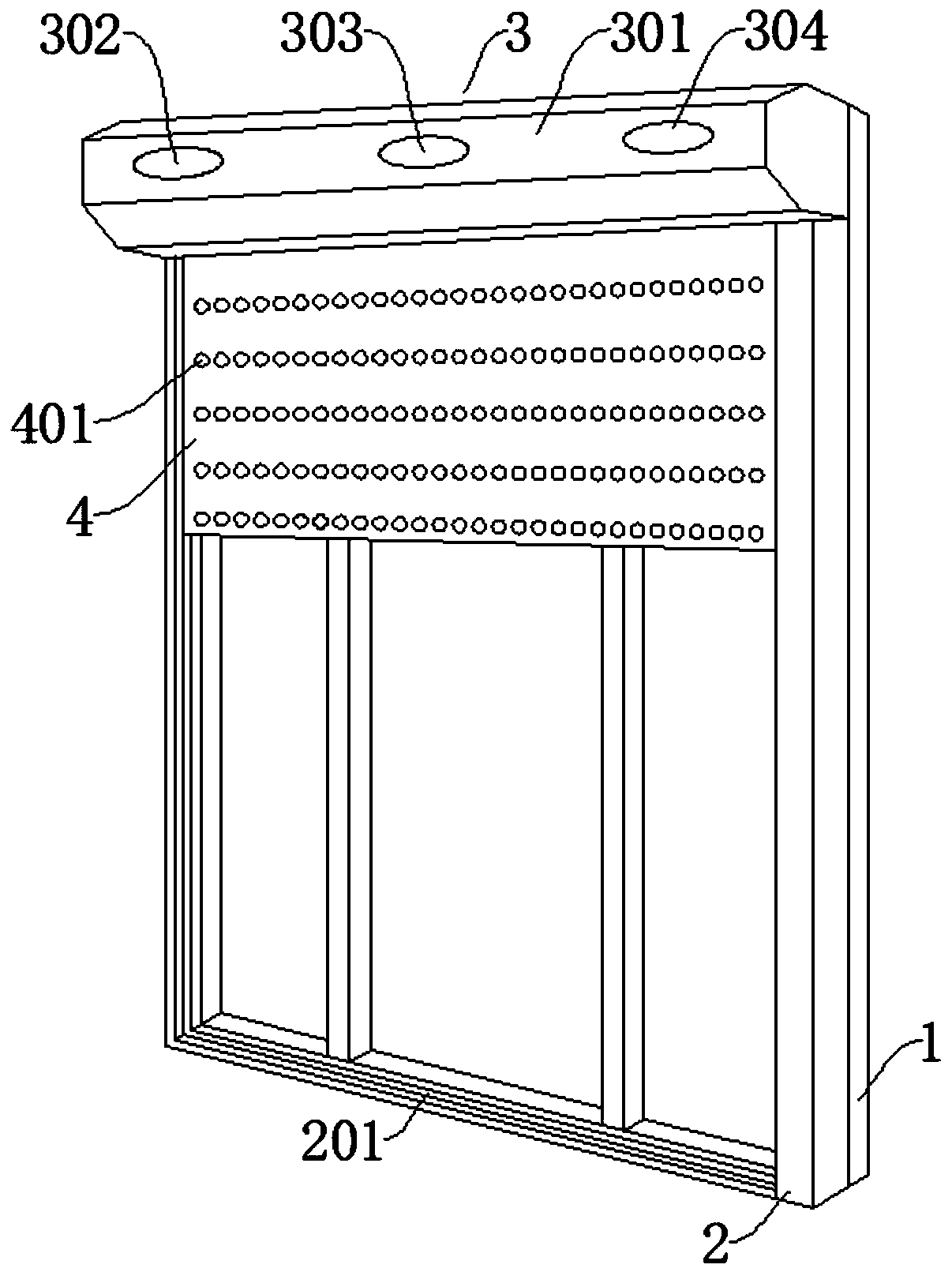 Self-induction type intelligent electric shutter