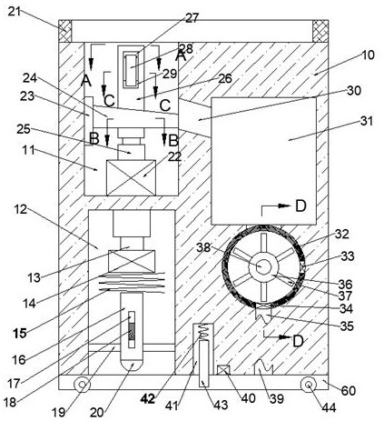 Automatic filling device suitable for household wooden furniture