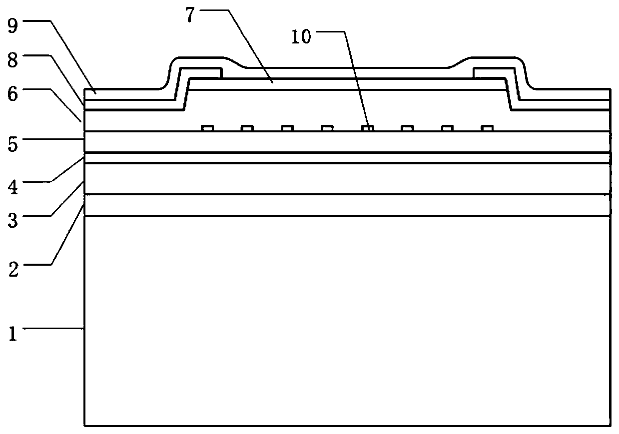 High-power semiconductor chip and preparation method thereof