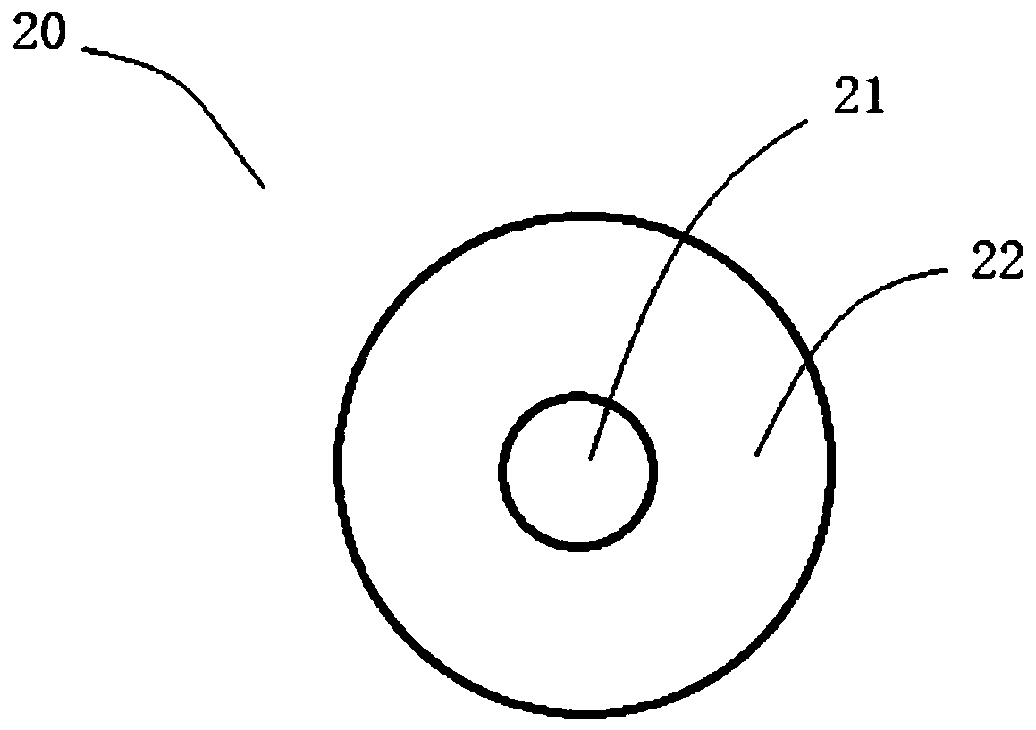 Photocatalytic fiber purification device in long and narrow space and using method thereof