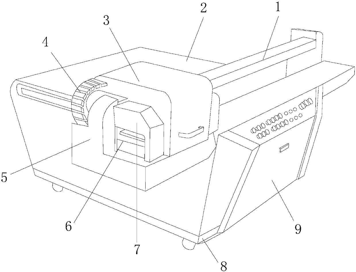 Machine for detecting electronic anti-counterfeit label of alcohol