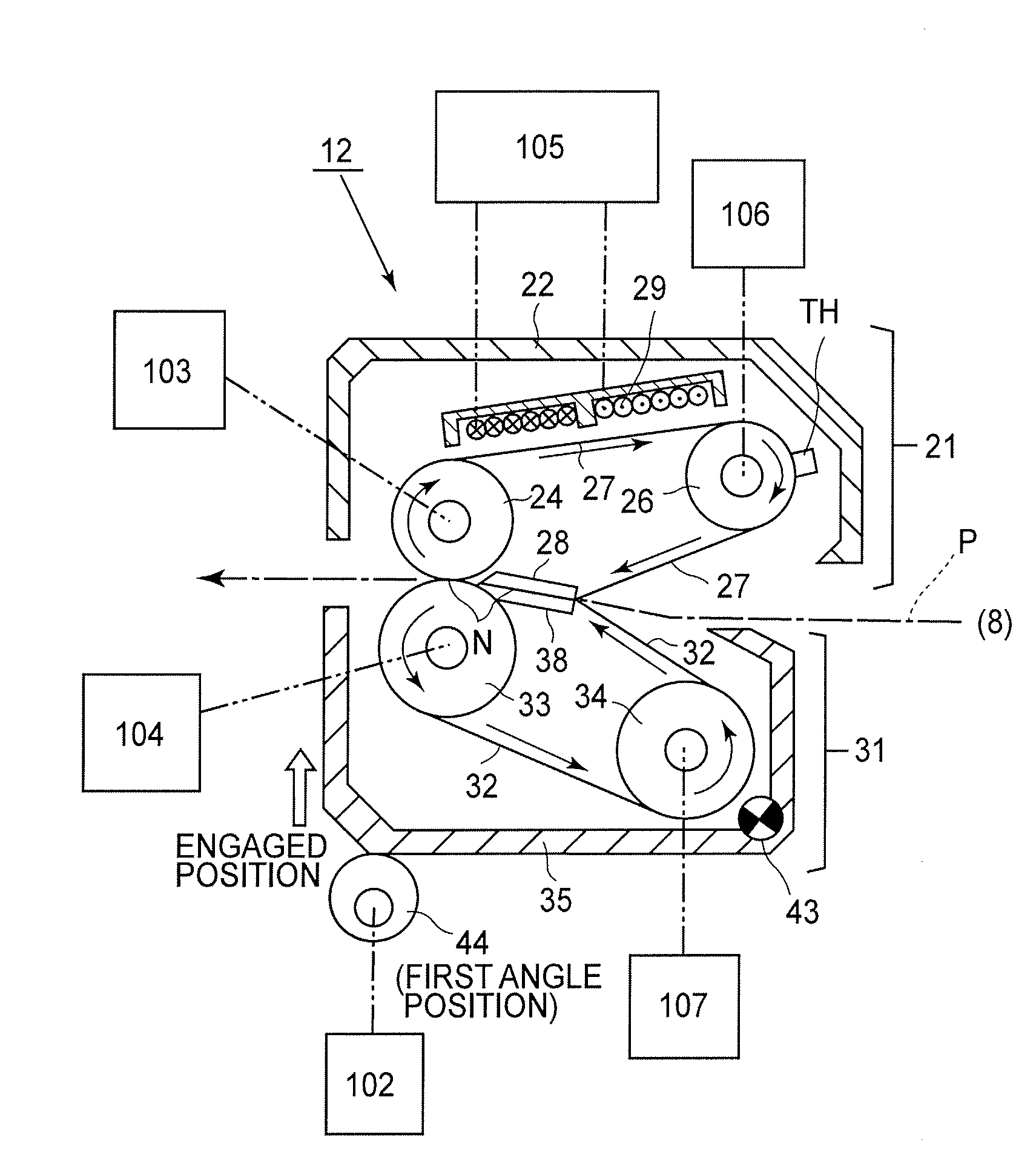 Belt feeding device and image heating device