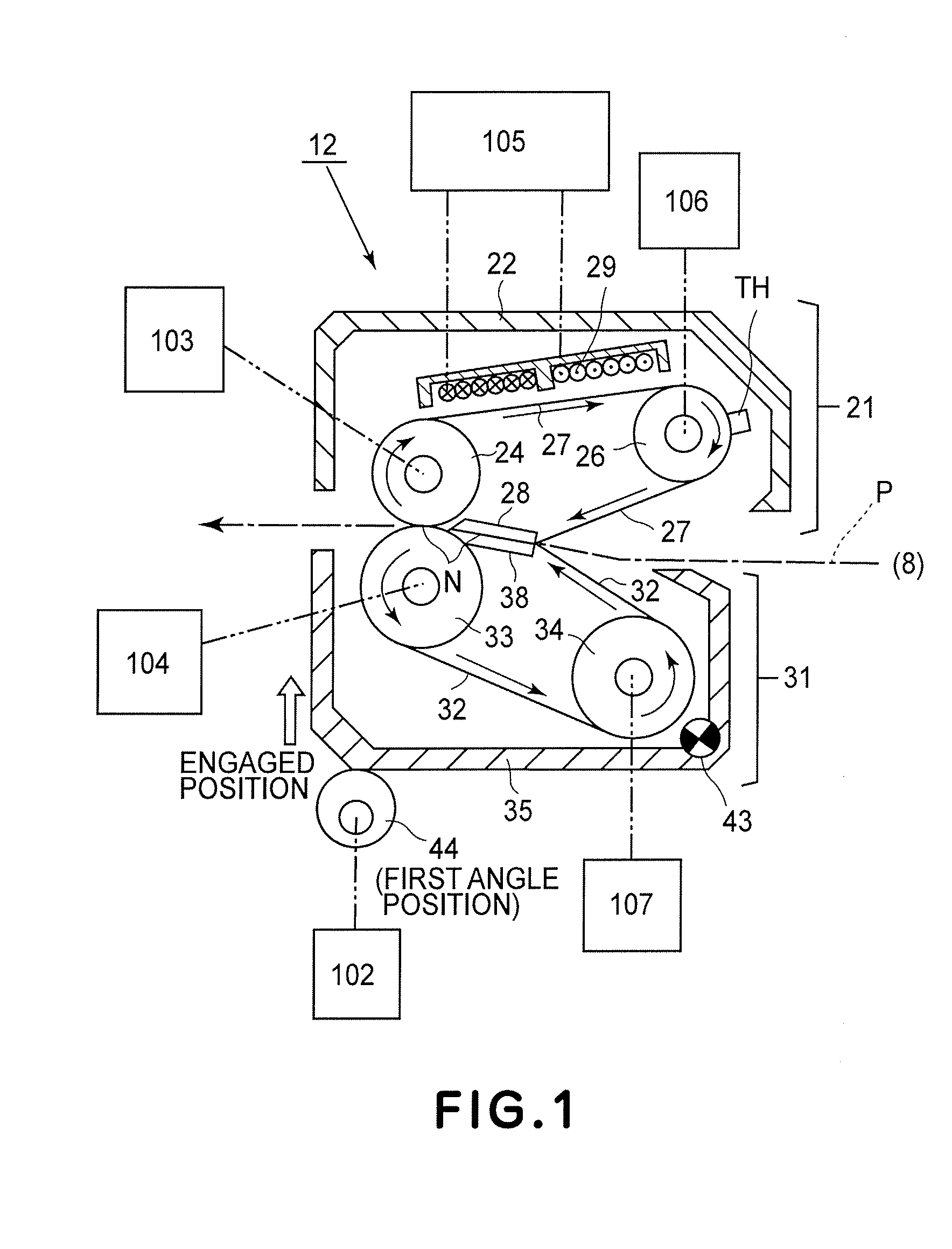 Belt feeding device and image heating device