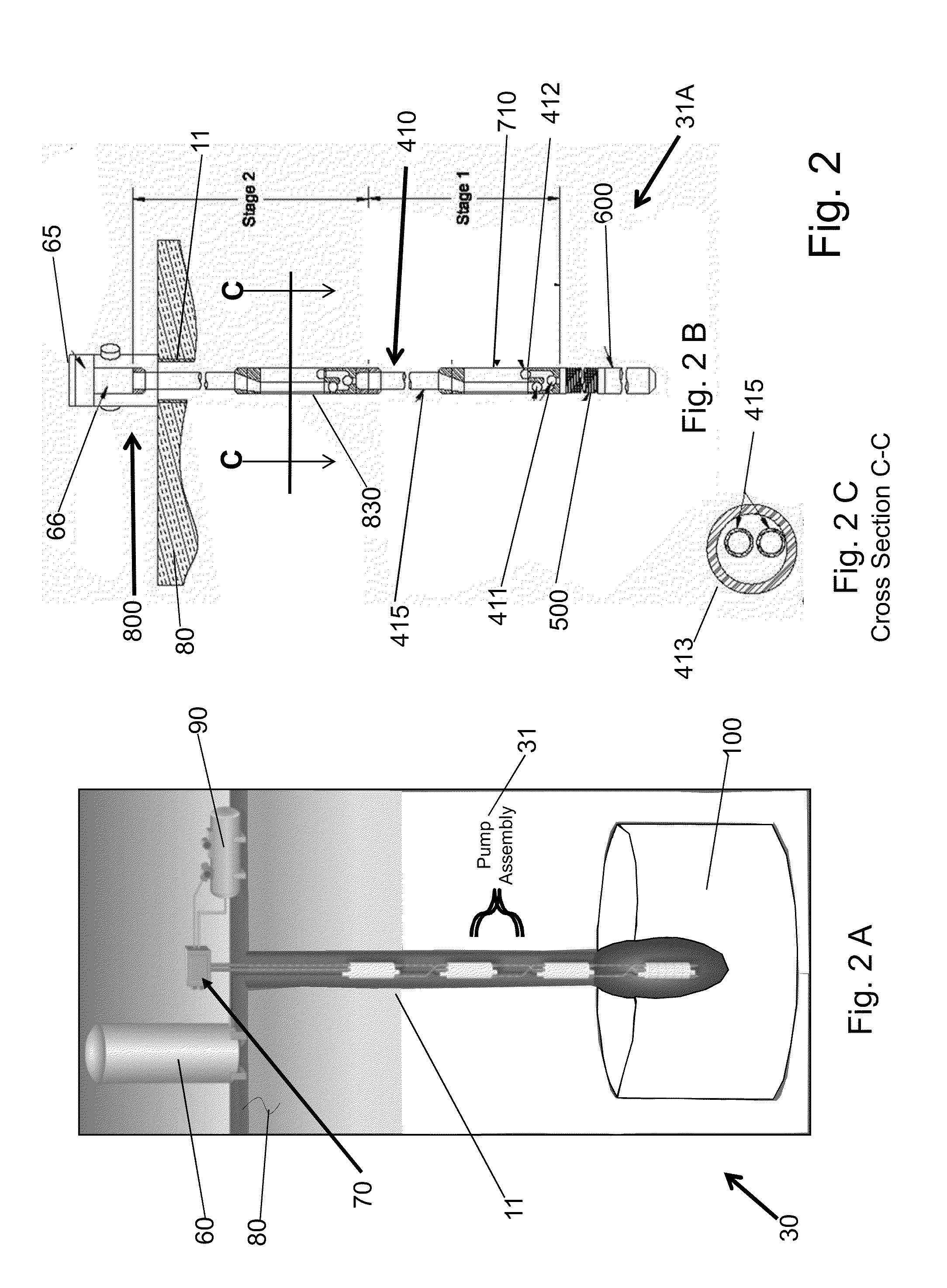 Fluid well pumping system and method to produce same