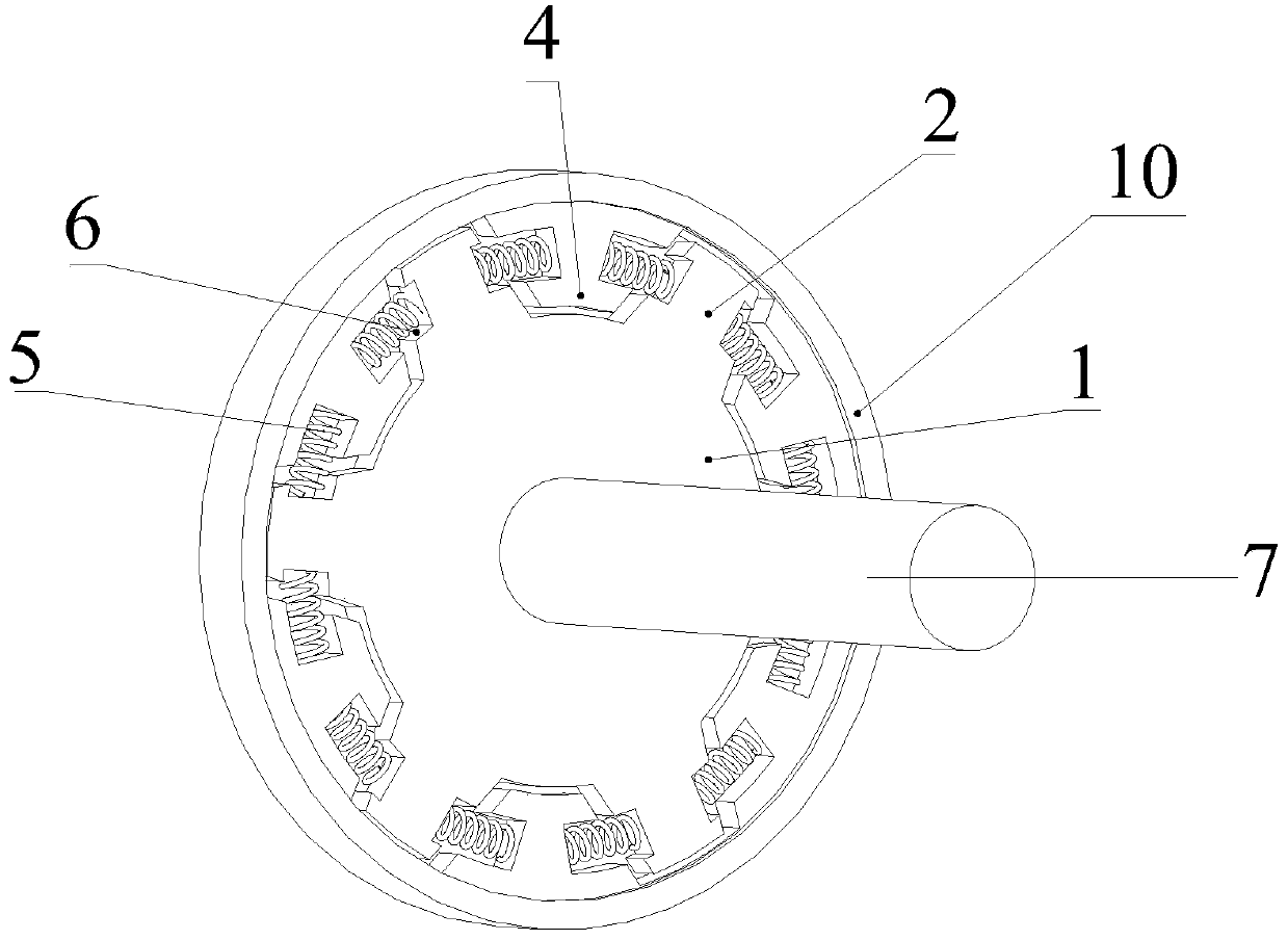 Magneto-rheological torsion damper of electric wheel