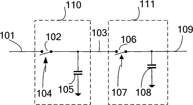 Peak value sampling retaining circuit and method thereof used for switch power supply