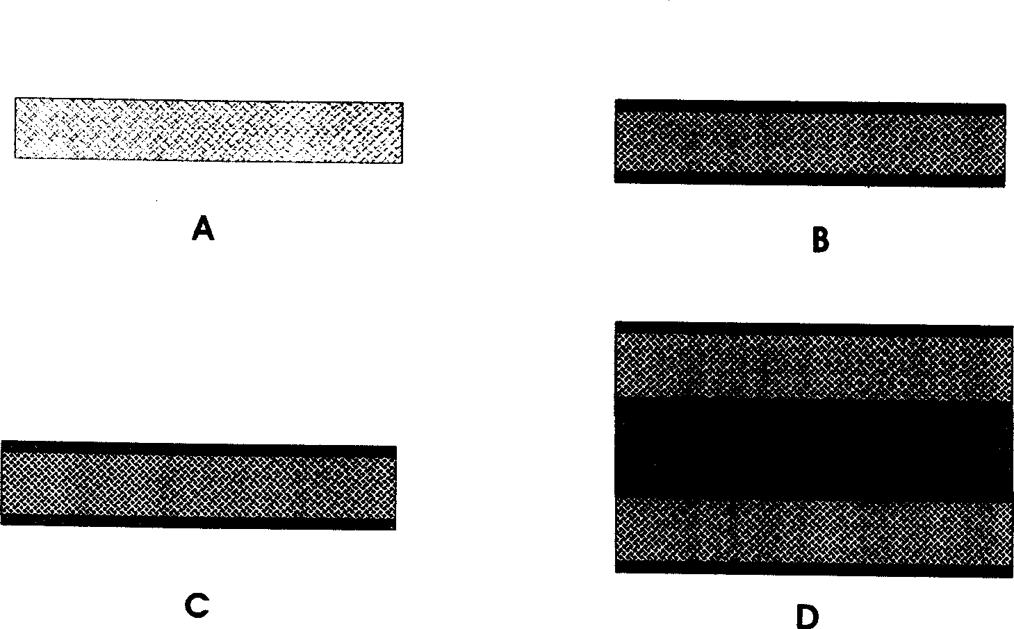Composite proton exchange film for anti-gas osmosising fuel cell and production thereof