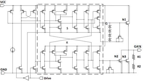 Driving circuit, control chip circuit, power adapter and electronic equipment