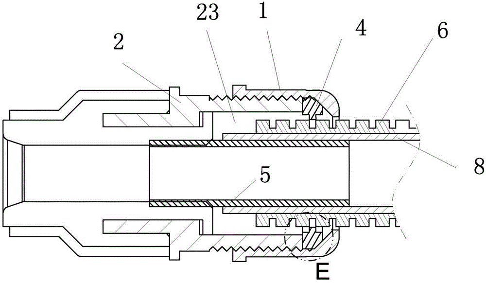 A fast-connection structure of water hose and rigid joint