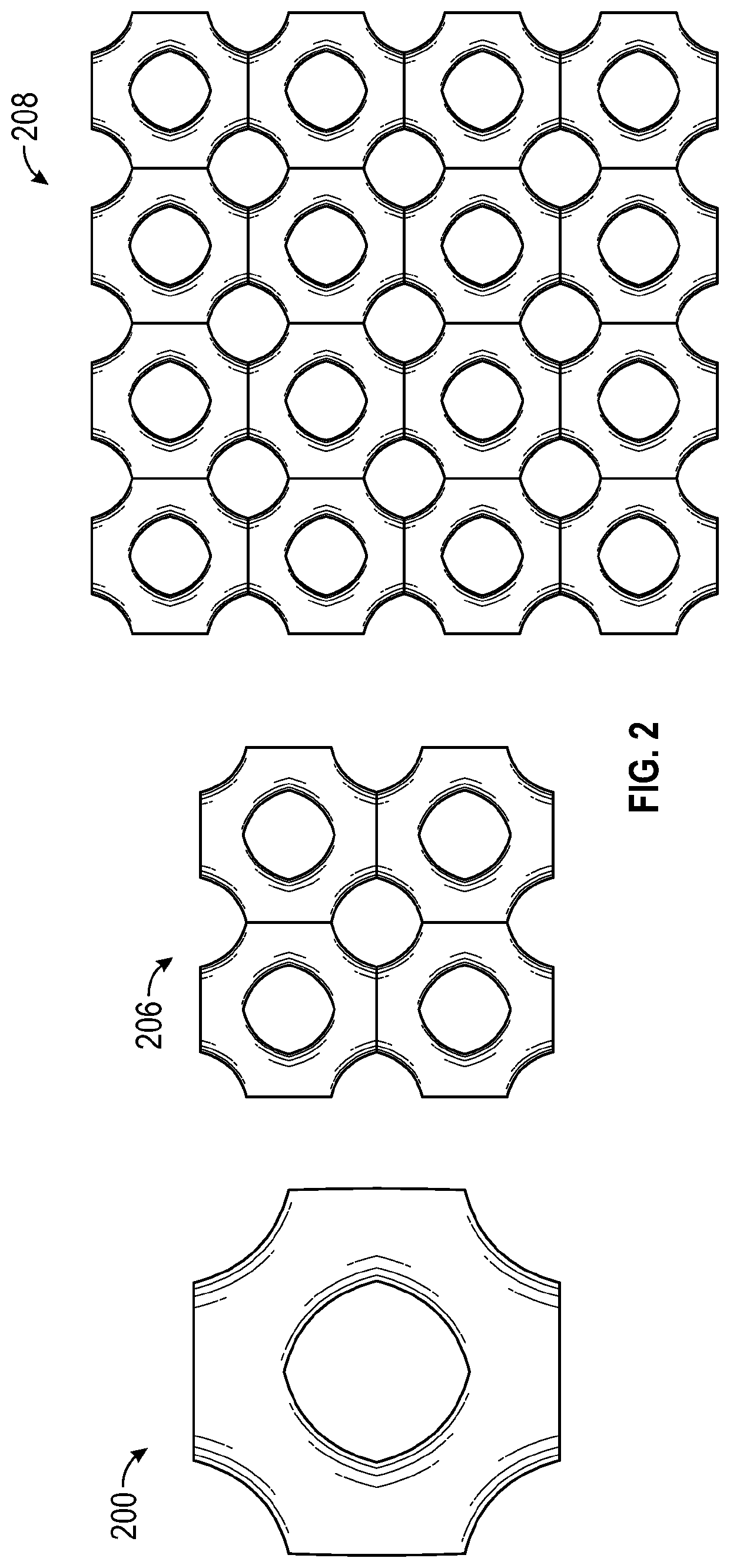 Monolithic bicontinuous labyrinth structures and methods for their manufacture