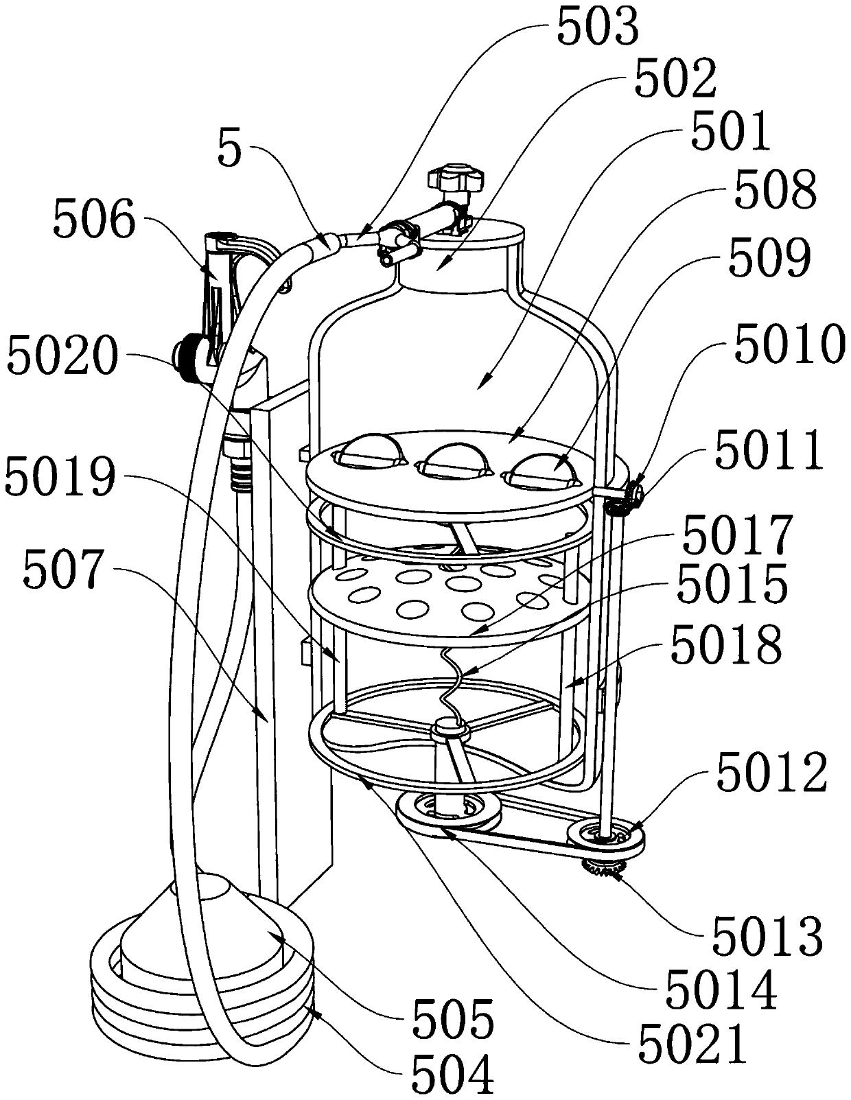 Fire protection cart