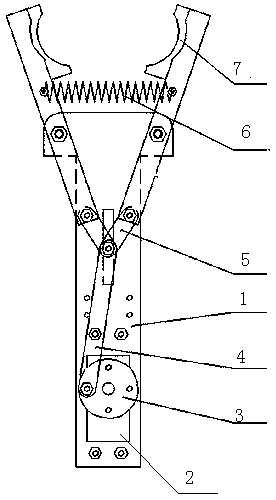 Mechanical steel transferring device