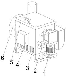 A water circulation treatment device for platform construction