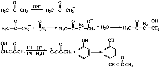 Synthesis process of raspberry ketone