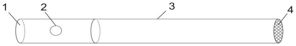 A medium cigarette tip containing large particle solid fragrance beads and its preparation method