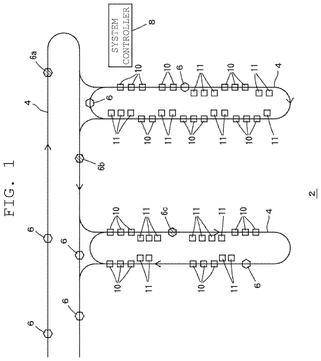 Transport vehicle system and communication method in transport vehicle system