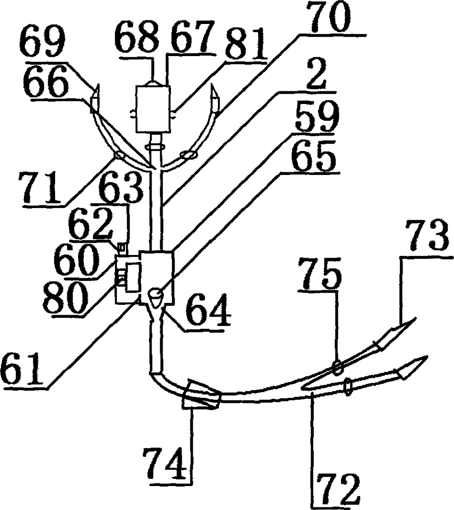 Auxiliary device for blood transfusion department