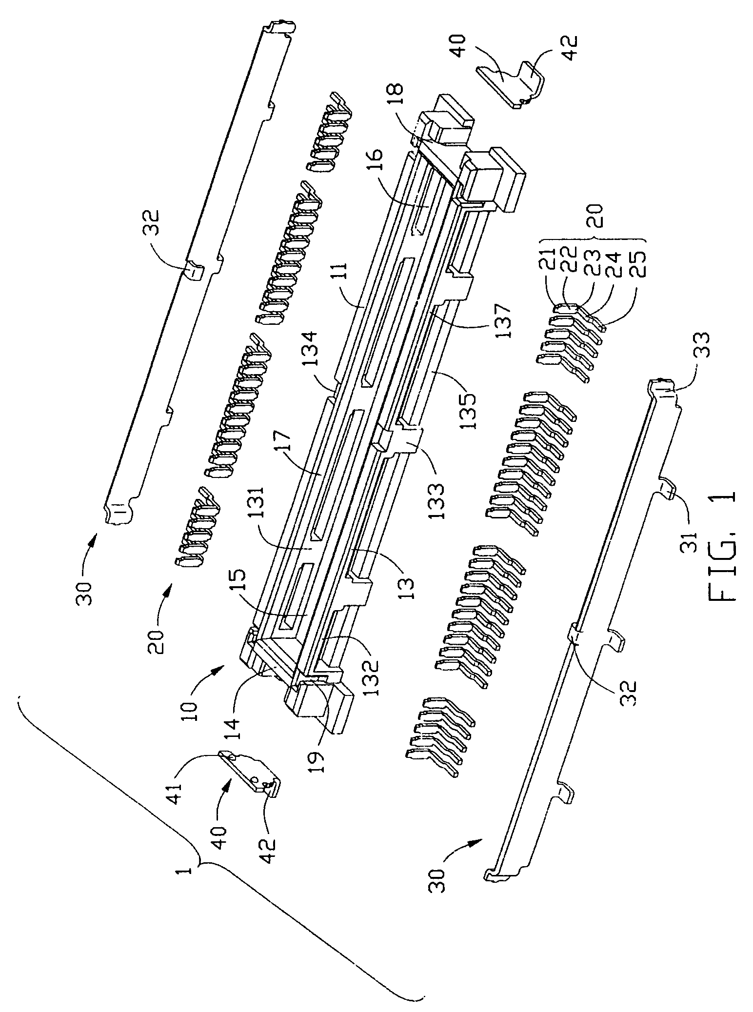 Electrical connector with guidance face