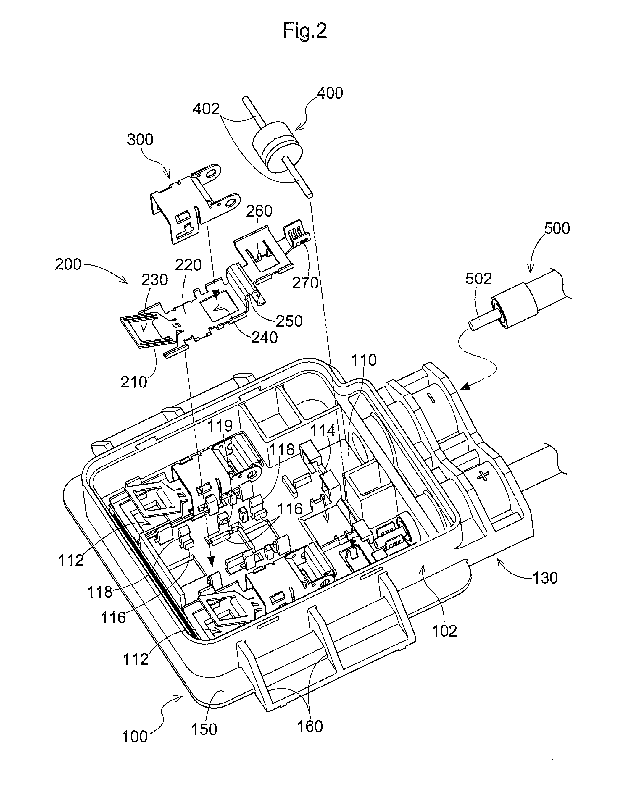Terminal Box and Method of Connecting Output Line