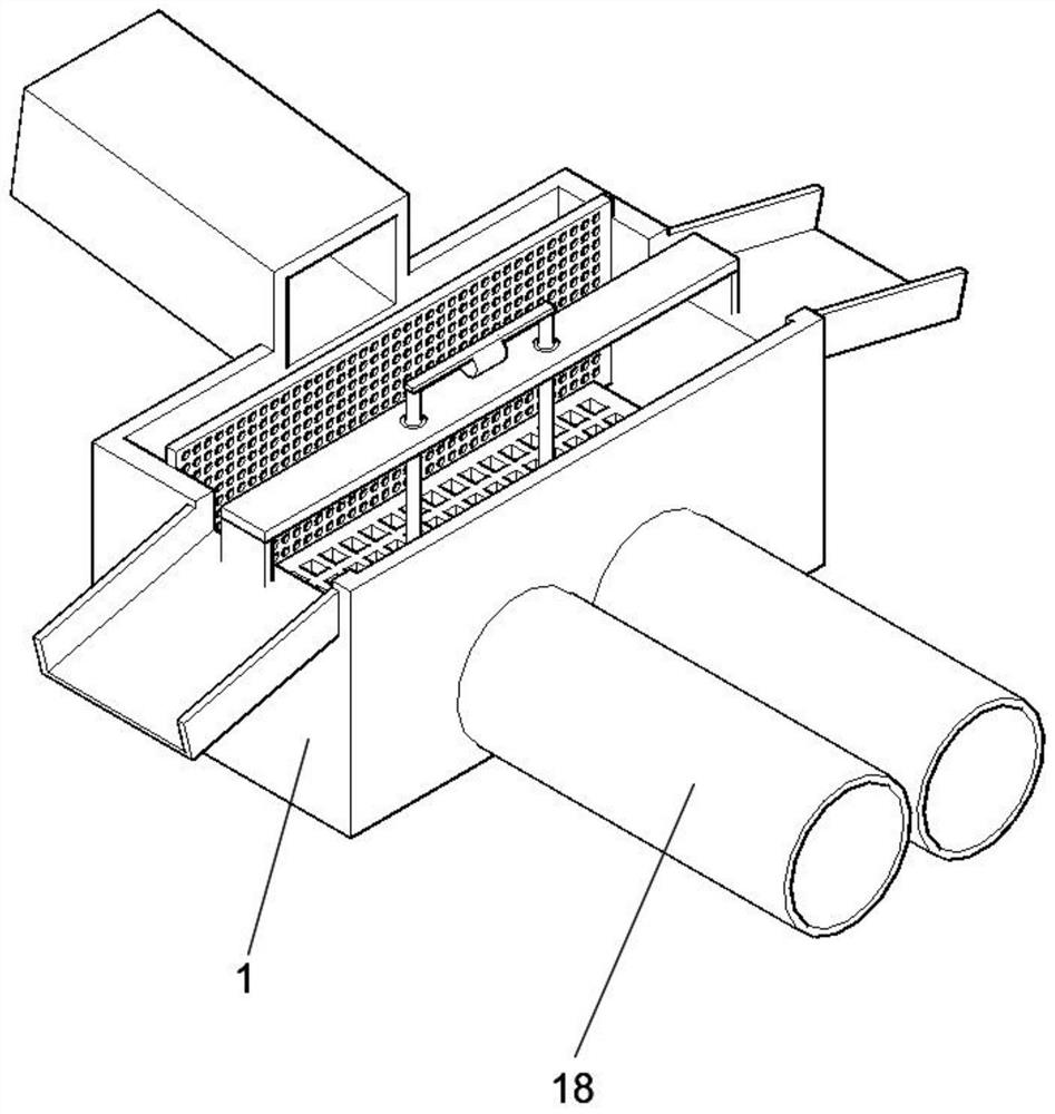 Efficient sludge squeezing dehydrator