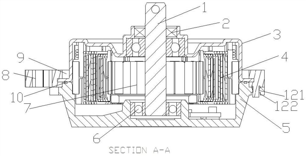 Control motor for electric VVT