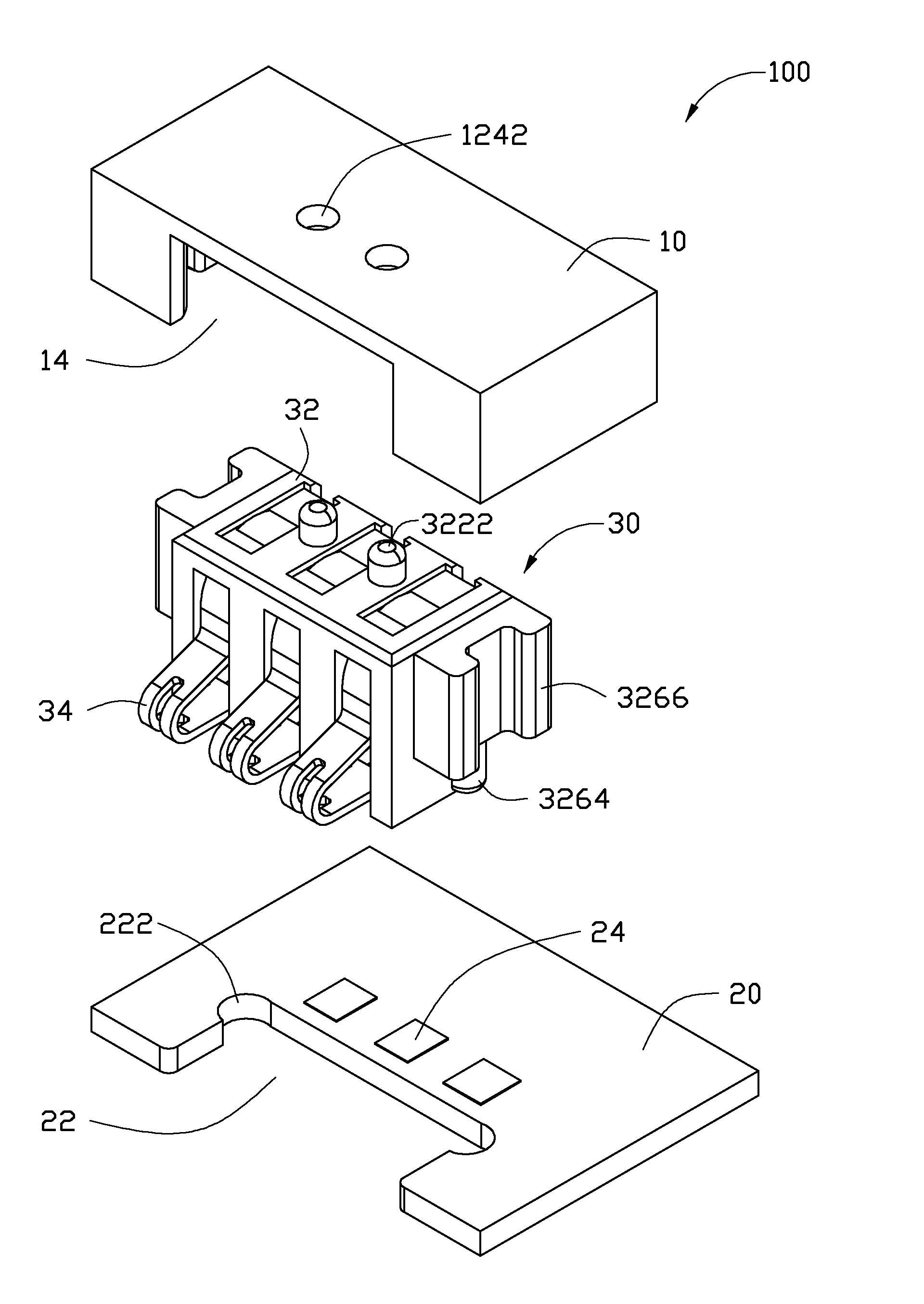 Connector and electronic device using same