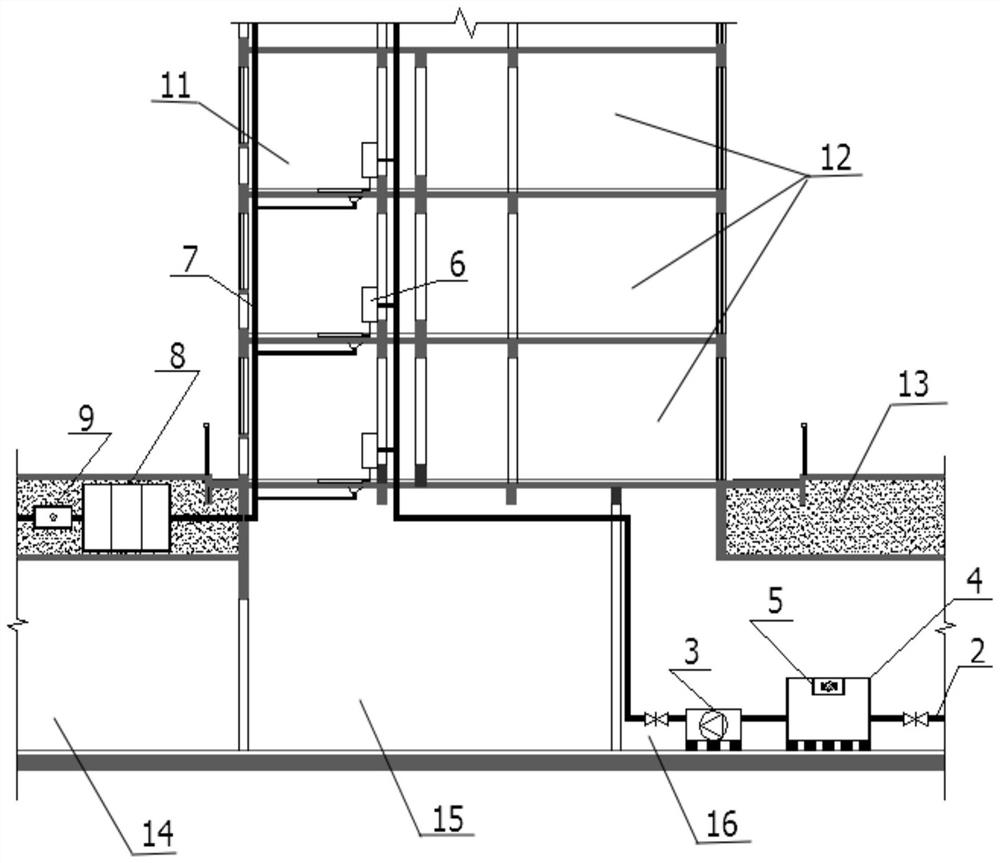 Sewage discharge pipeline detection and disinfection system for public washroom