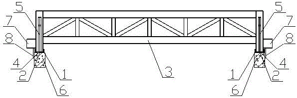 Installation method for high-altitude large-span steel trusses