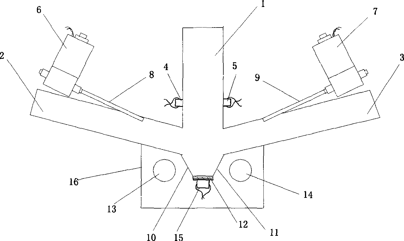 Automatic male and female sorting apparatus for cocoons judged by fluorescence color