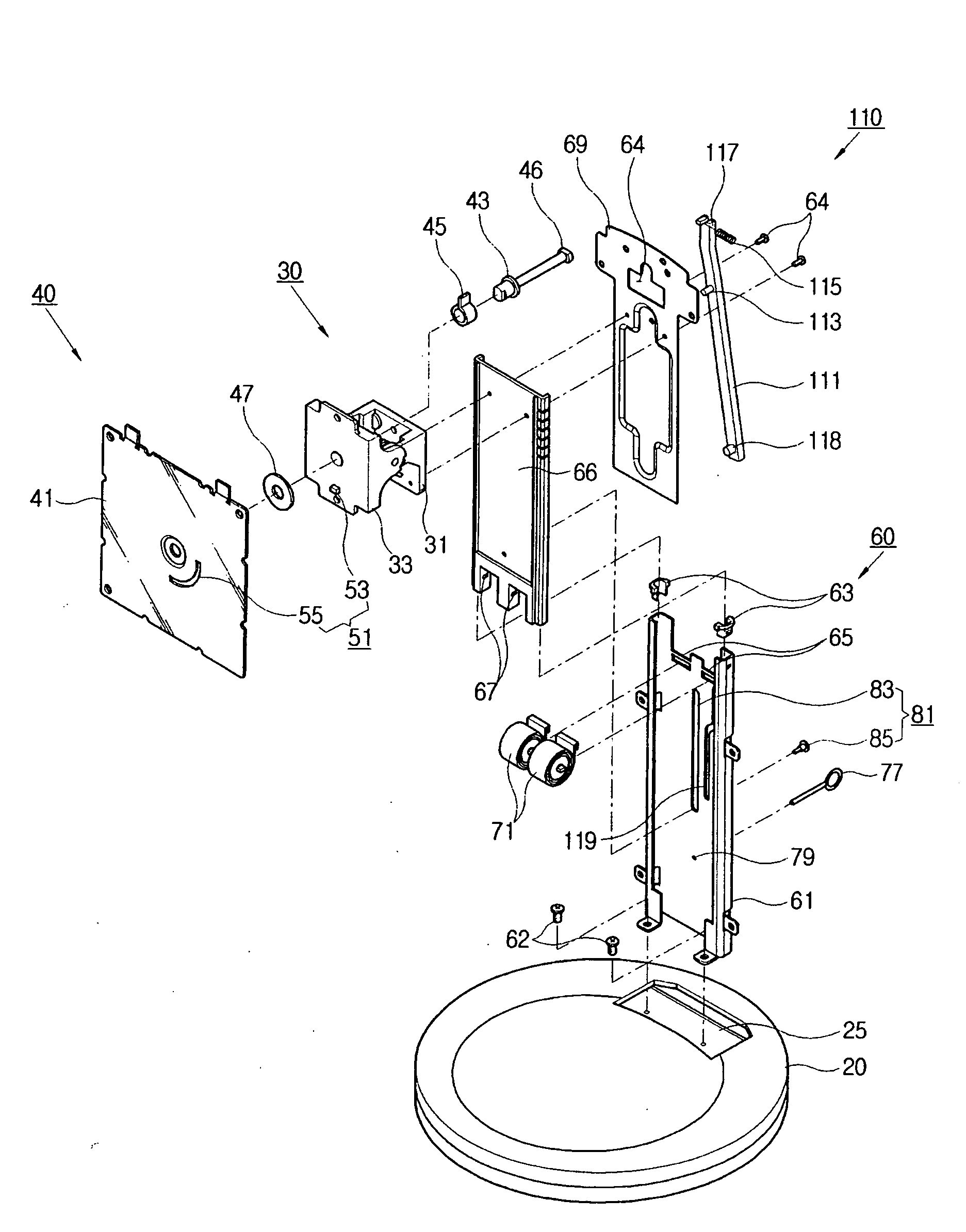 Stand and display apparatus having the same