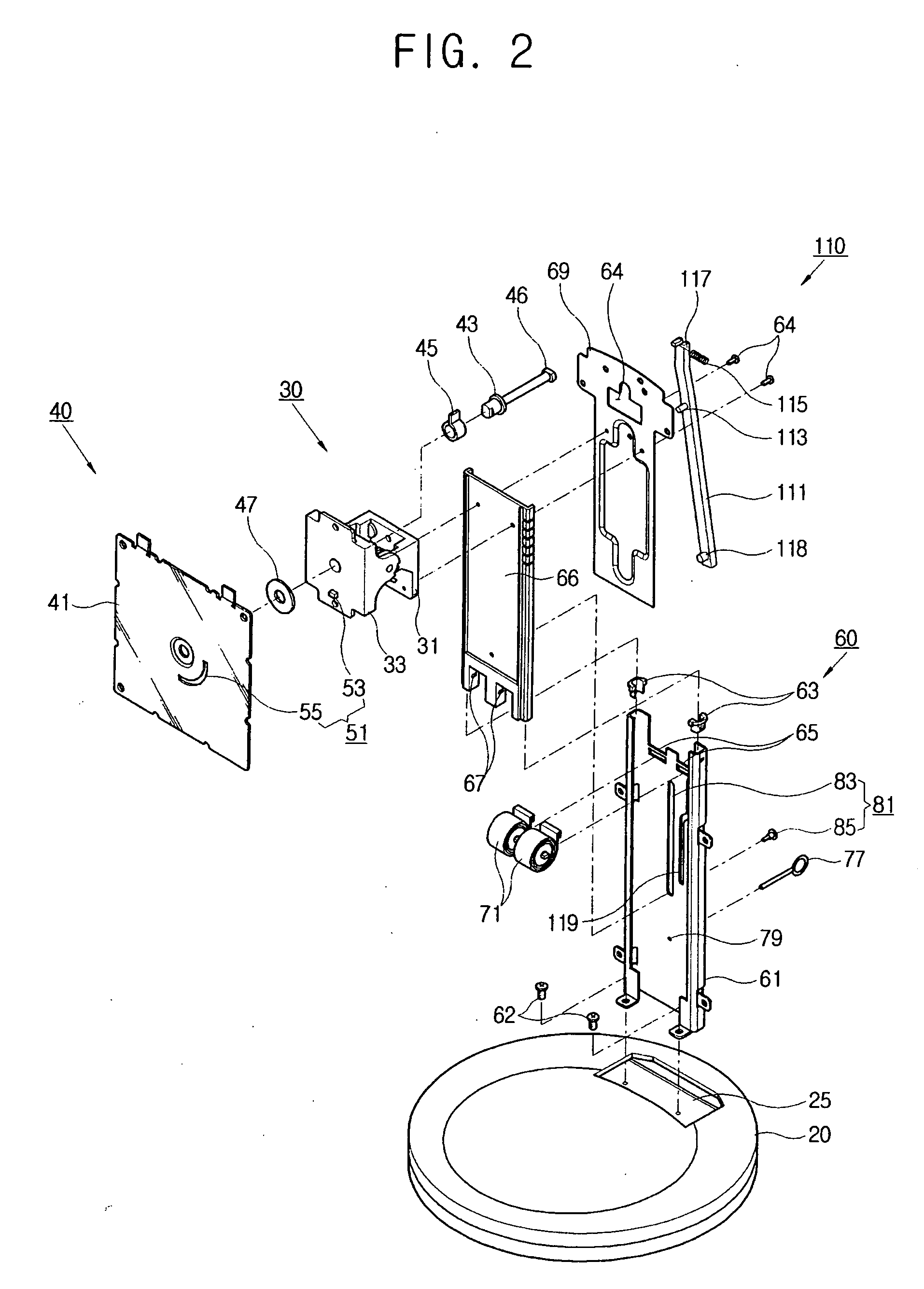 Stand and display apparatus having the same