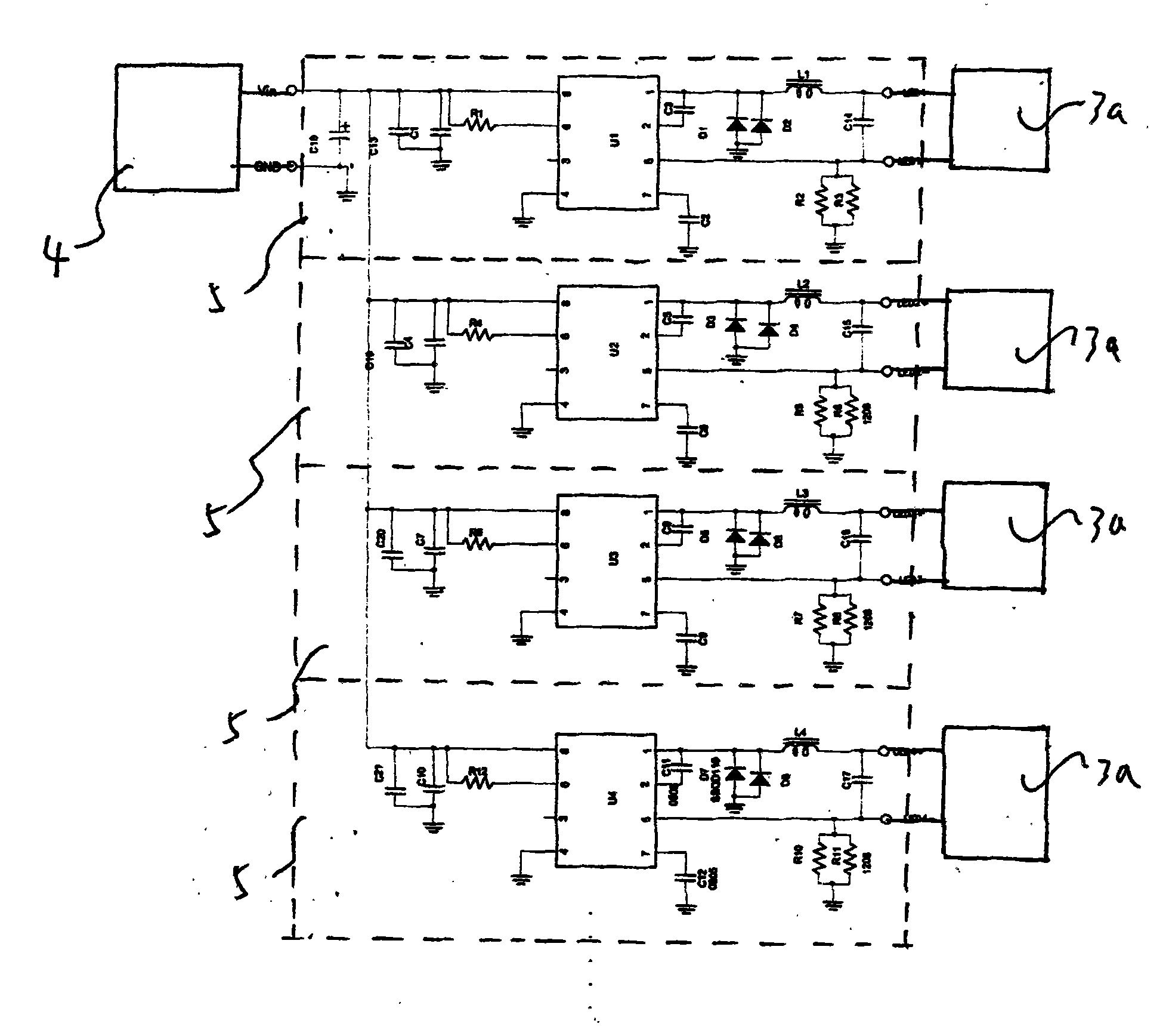 High-power integrated LED road lamp