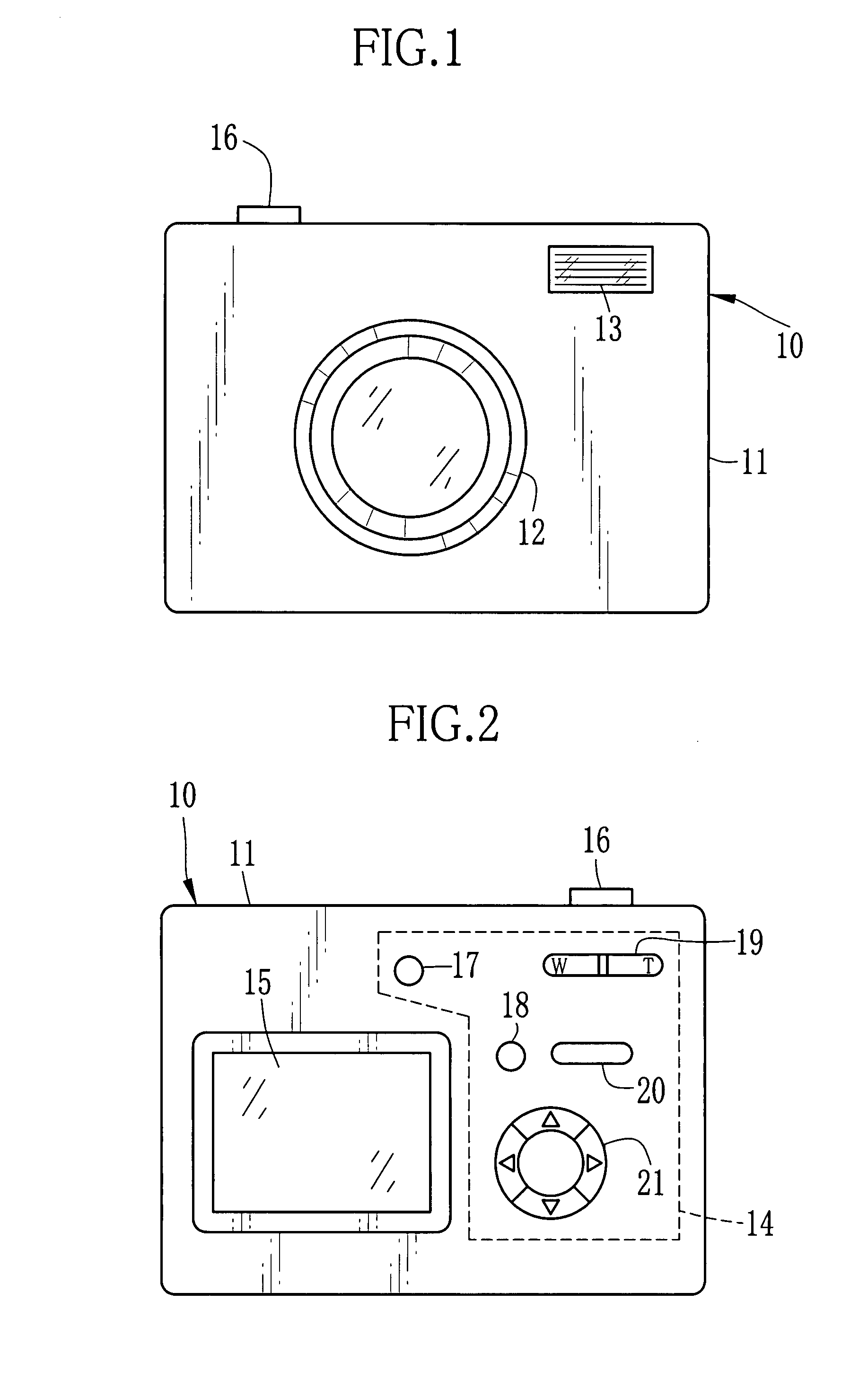 Imaging apparatus with memory for storing camera through image data