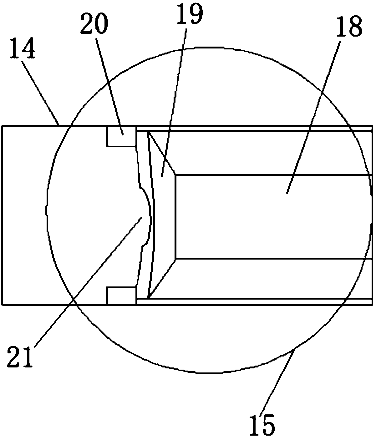 Egg-white protein separating device