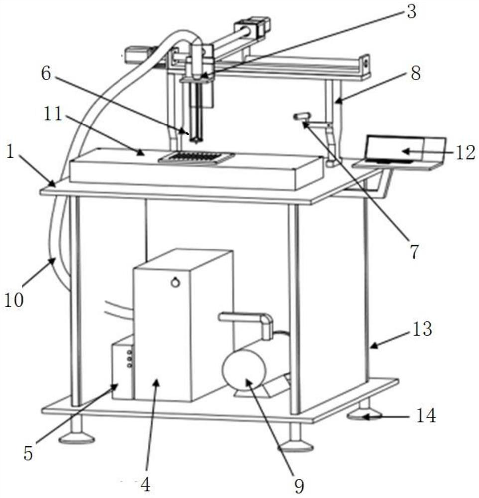 High-frequency electromagnetic induction focusing welding device