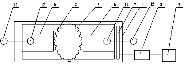 Plant supporting frame with parasite expelling effect