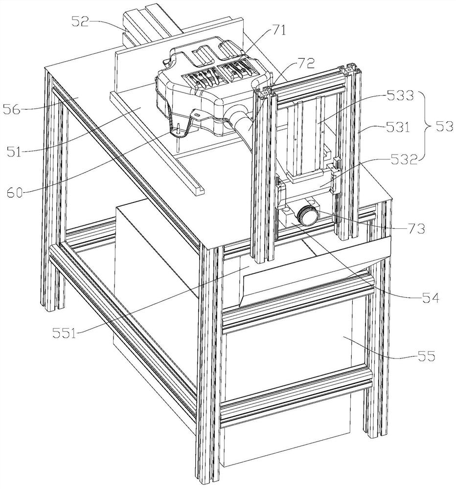 Plastic product processing line