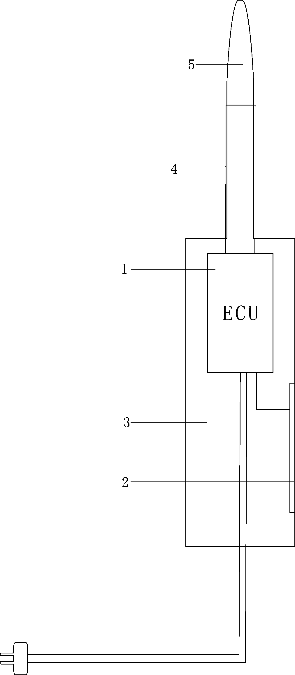 Device for achieving temperature lowering of electric soldering iron through touch switch