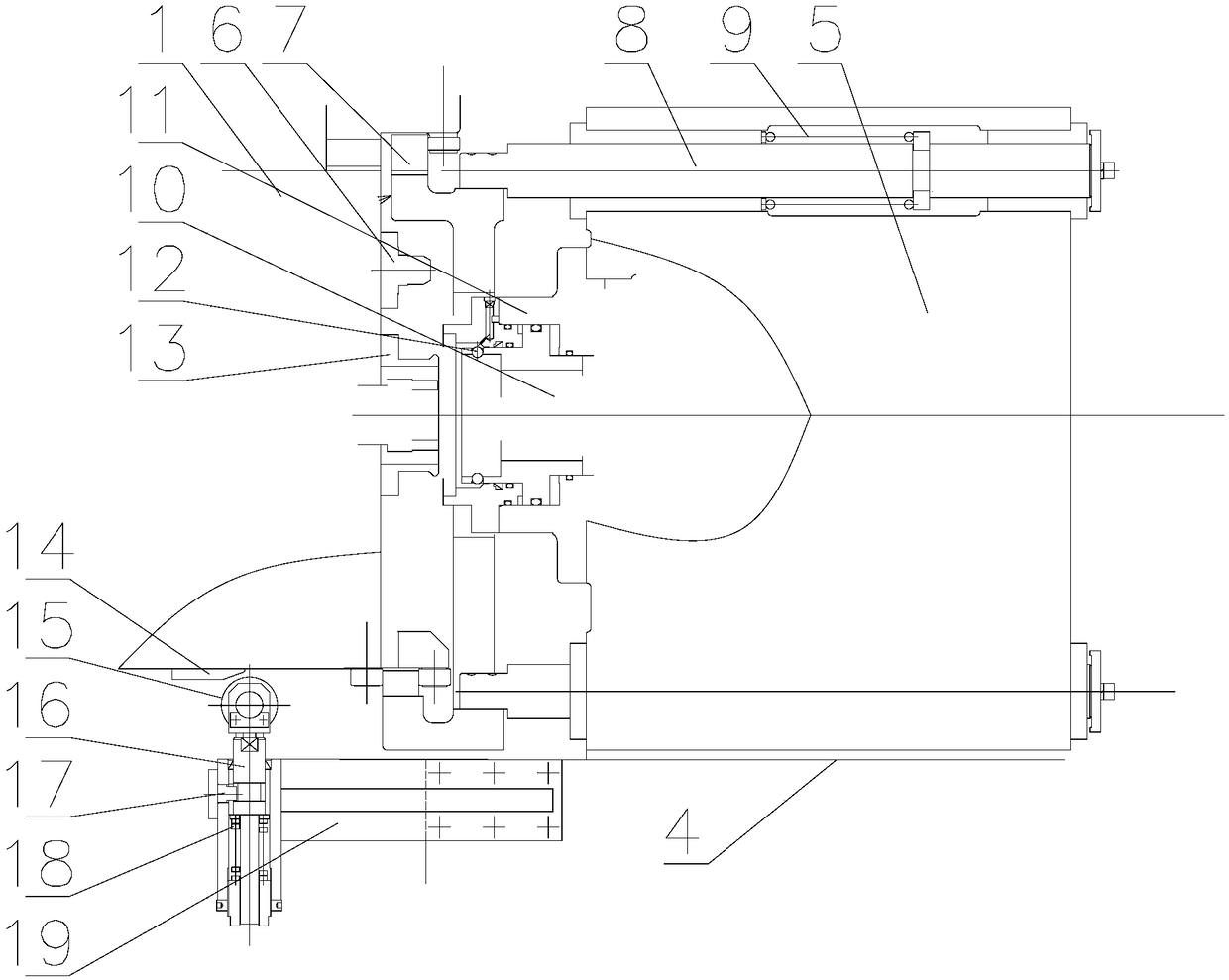 Horizontal transverse moving type automatic box switching device