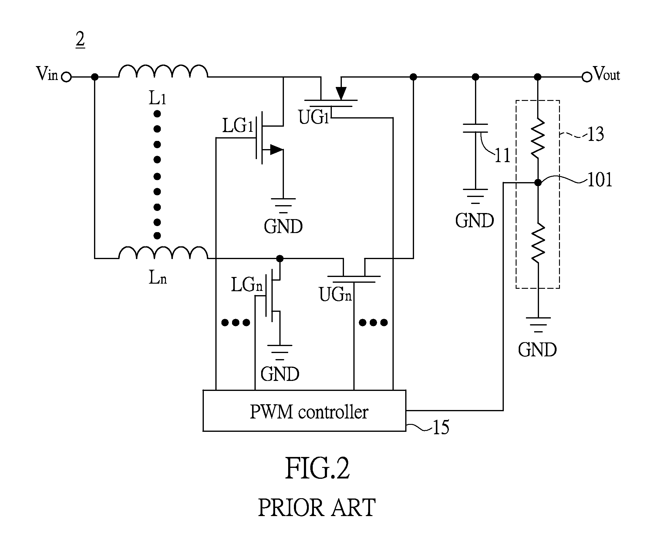 Multi-phase boost converter with phase self-detection and detecting circuit thereof