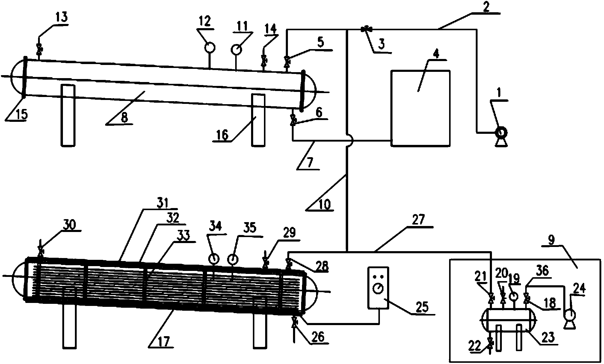 Device capable of eliminating internal stress and microcracks of extruded graphite pipe