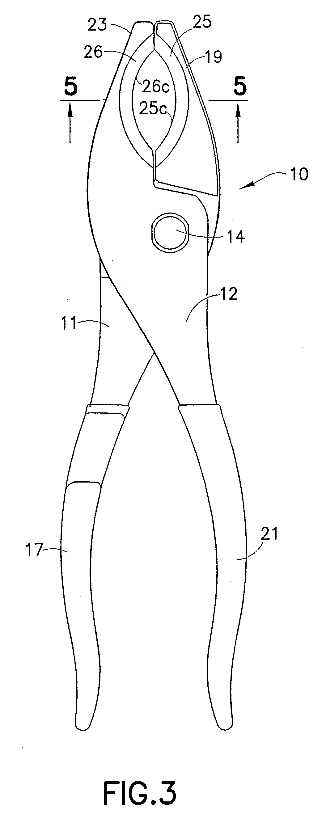 Cable-stripping pliers