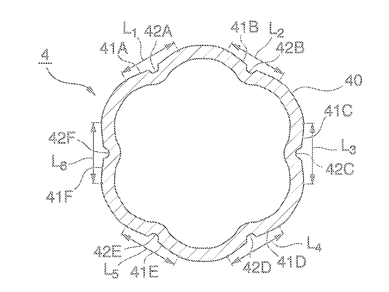 Depression-provided steel pipe and composite pile